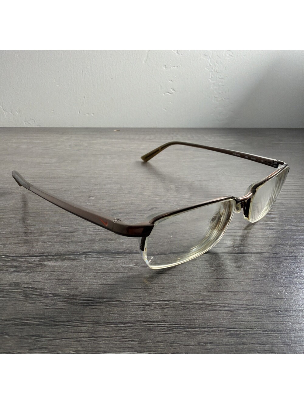 Nike 6032 259  Eyeglasses FRAMES ONLY Brown Full Rim  53-16-145